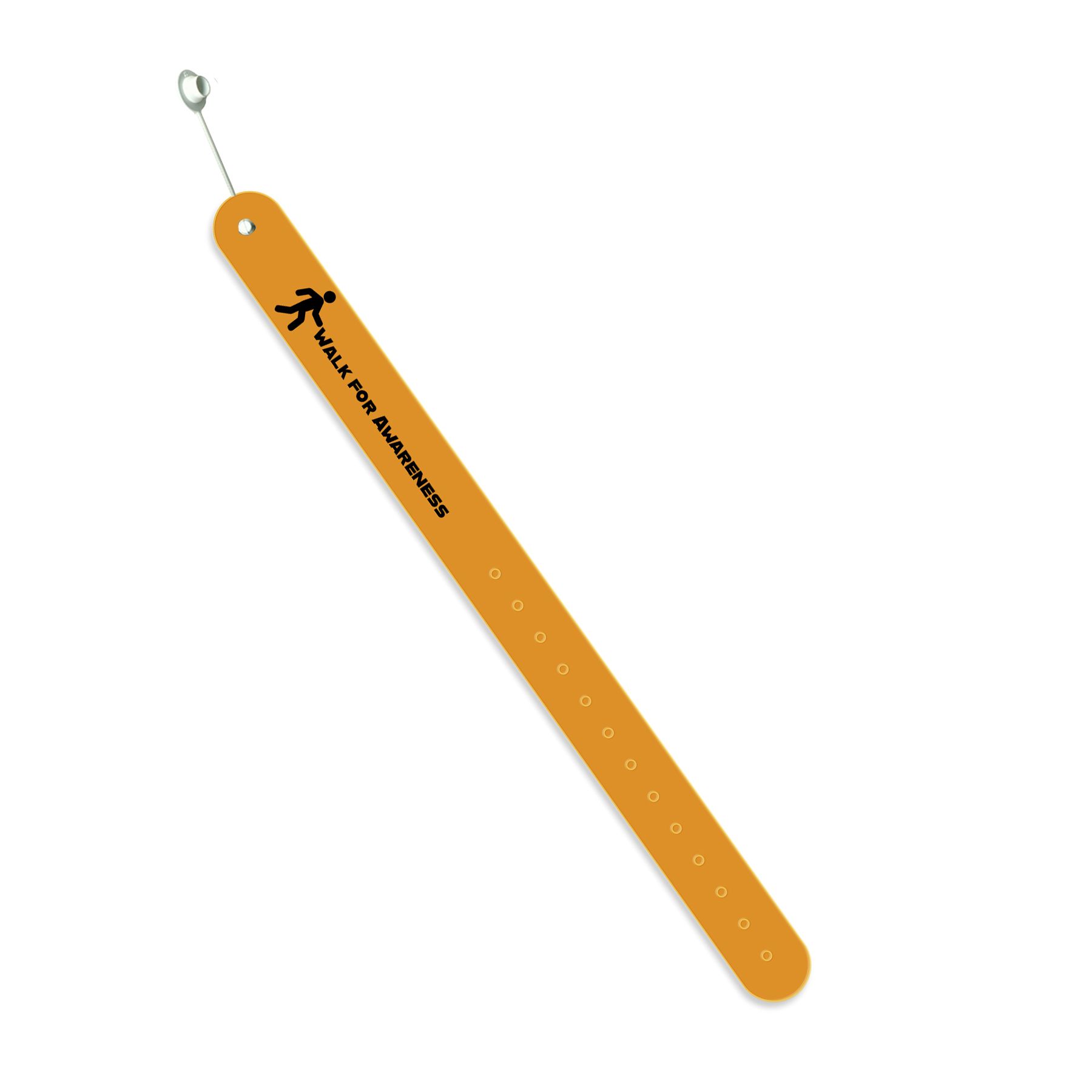 School Bus Yellow Imprinted - Permanent Stud